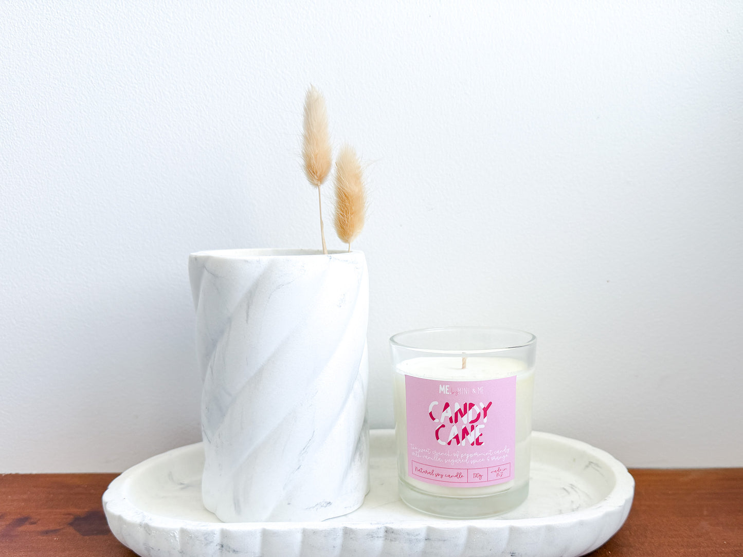 Soy Wax Candle - Candy Cane