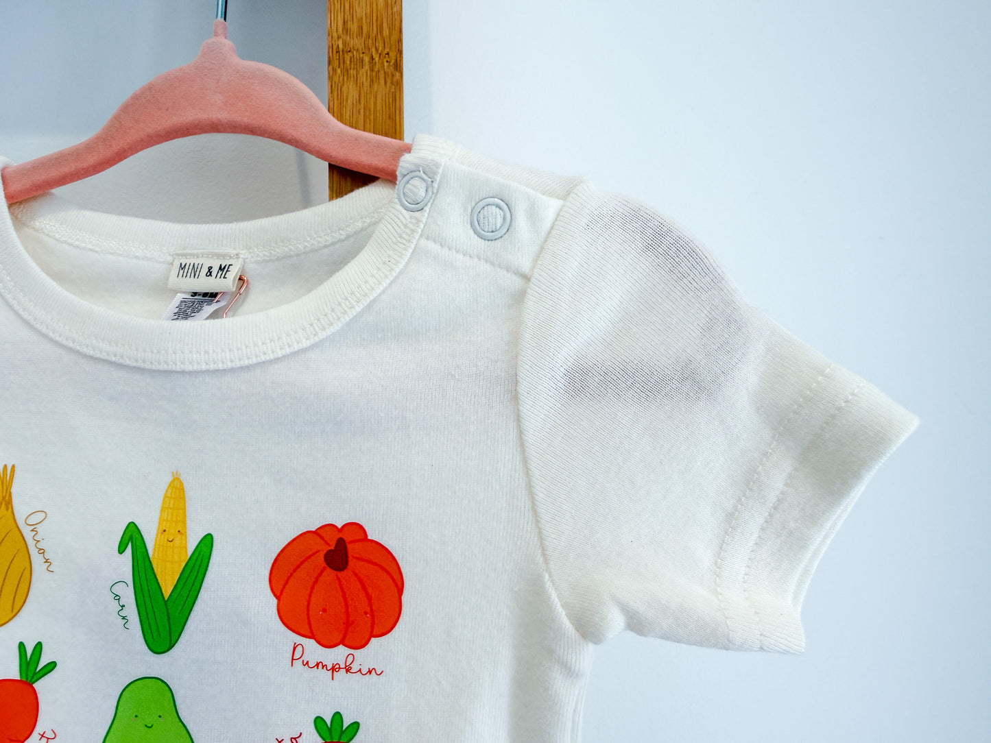 Organic Cotton Baby T-shirt – Veggie Garden