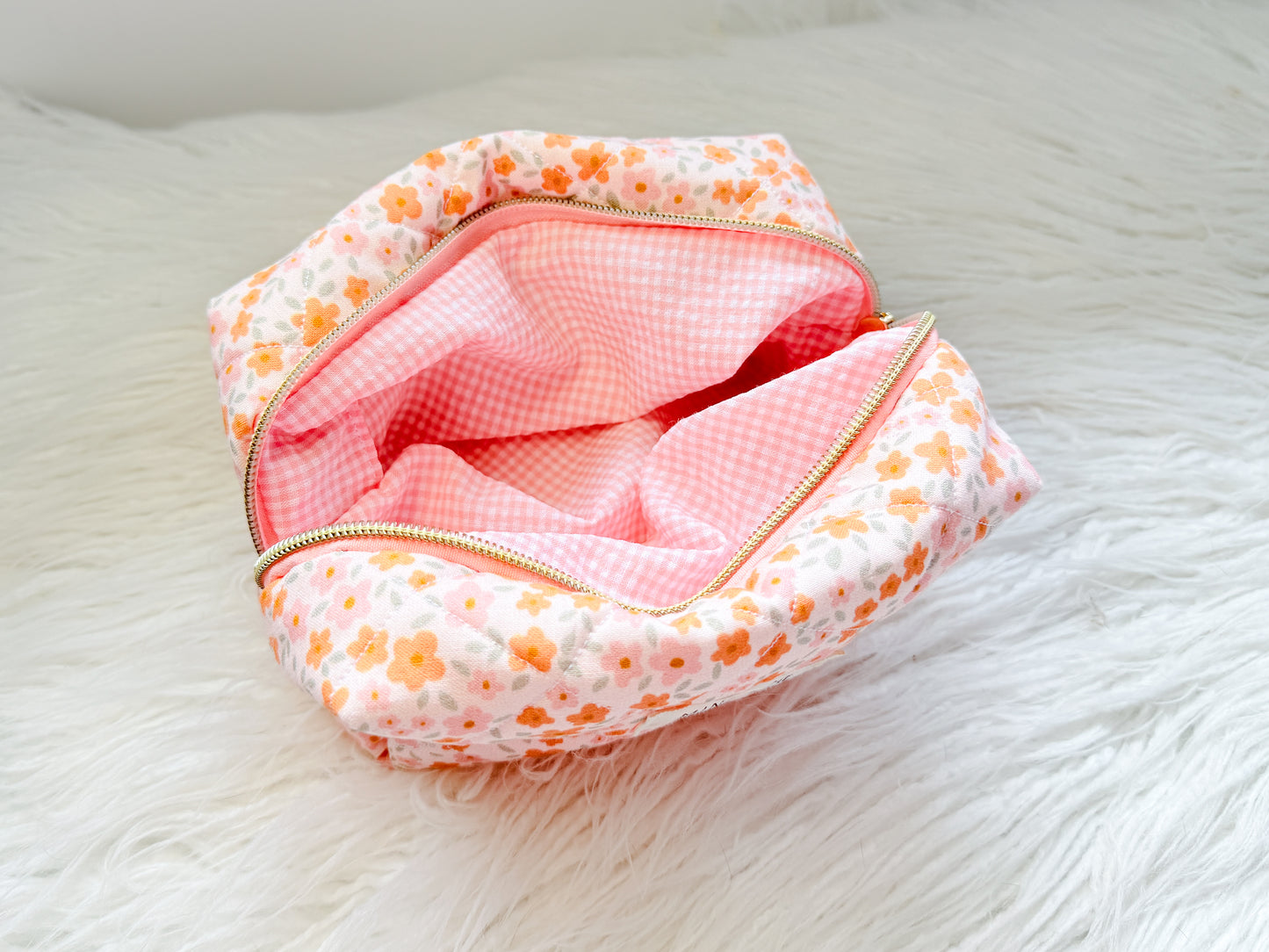 Quilted Everything Pouch - Summer Flowers