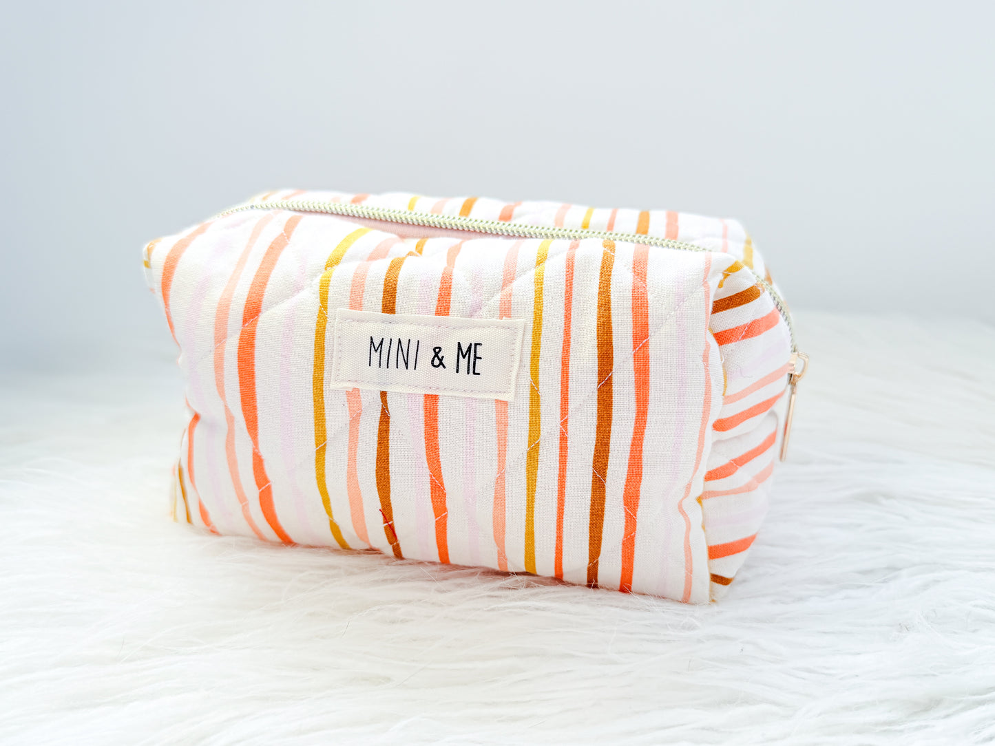Sunset Stripes Quilted Everything Pouch