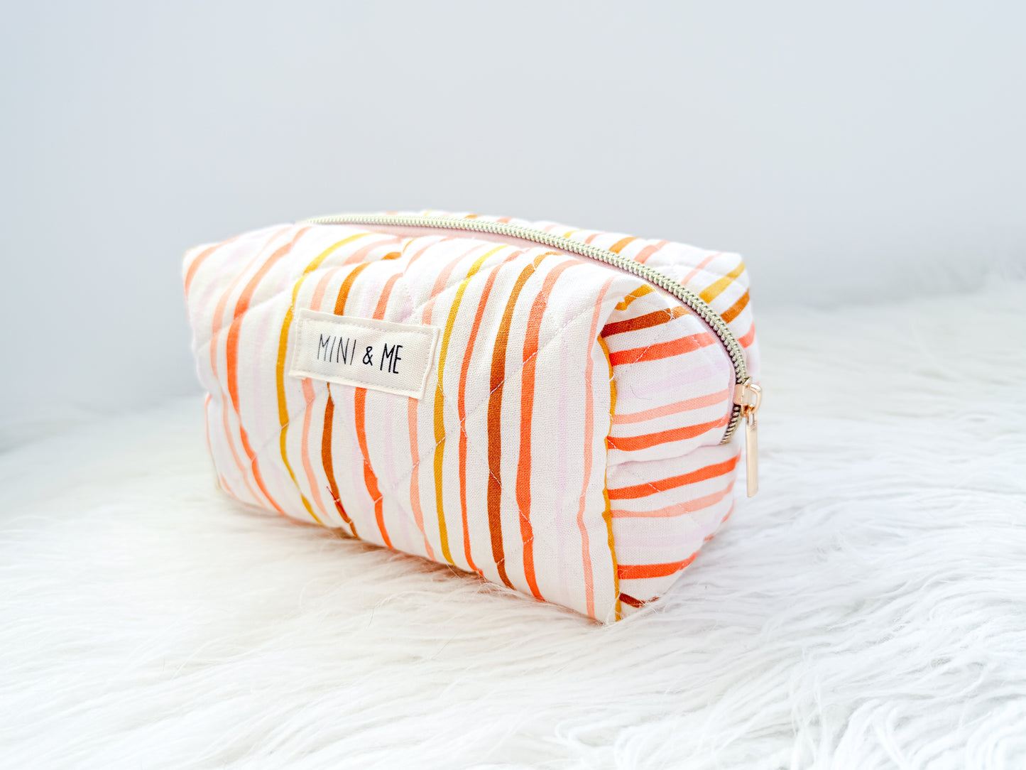 Sunset Stripes Quilted Everything Pouch
