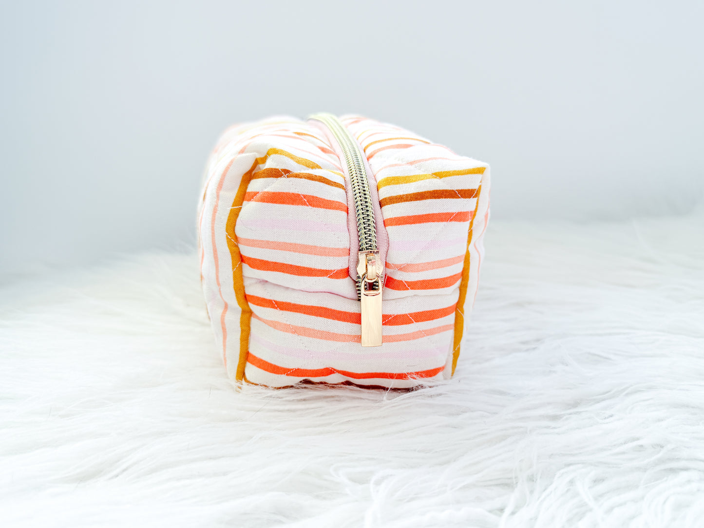 Sunset Stripes Quilted Everything Pouch