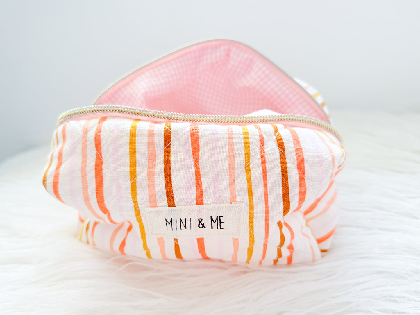 Sunset Stripes Quilted Everything Pouch