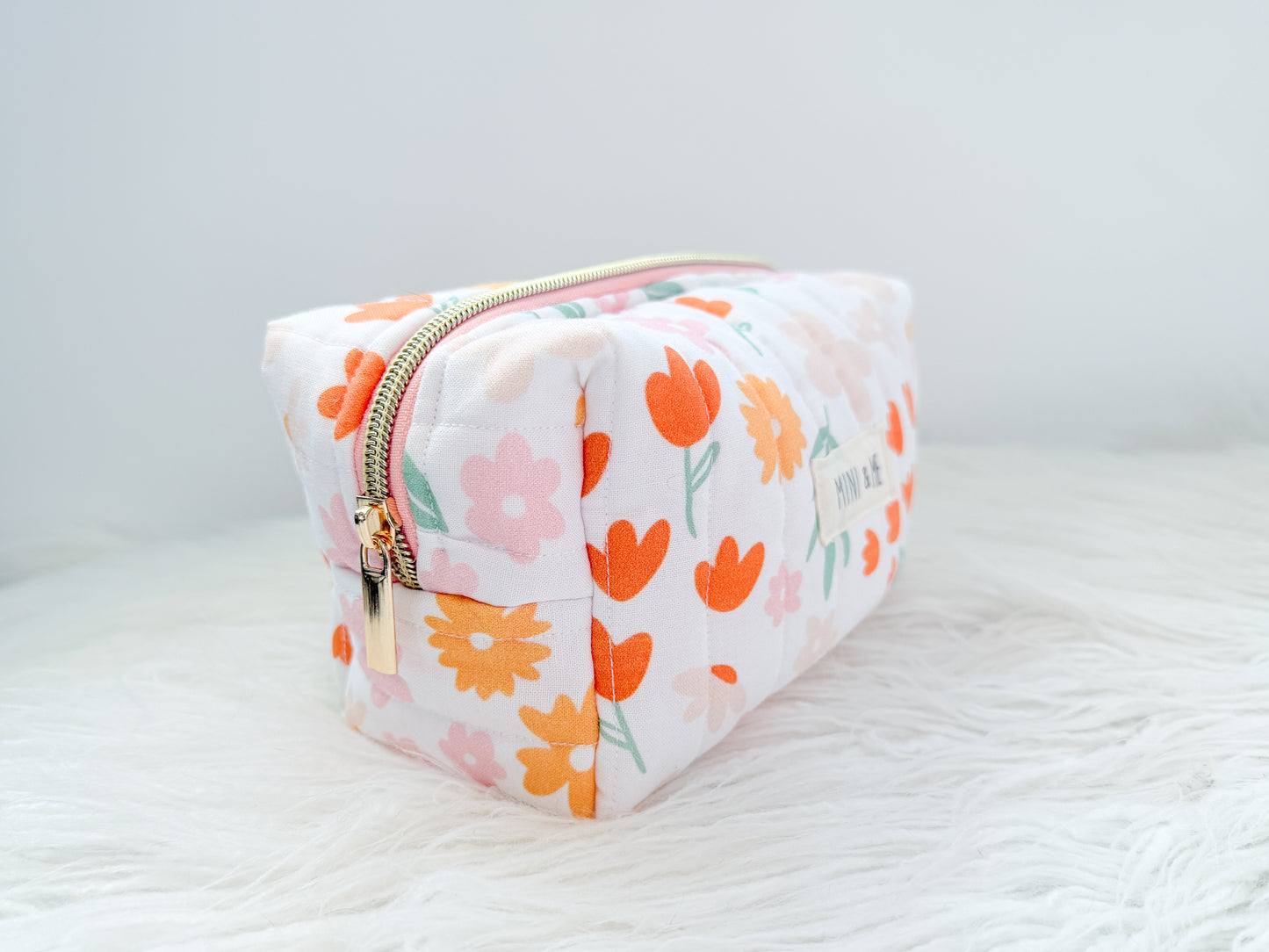 Spring Blooms Quilted Everything Pouch
