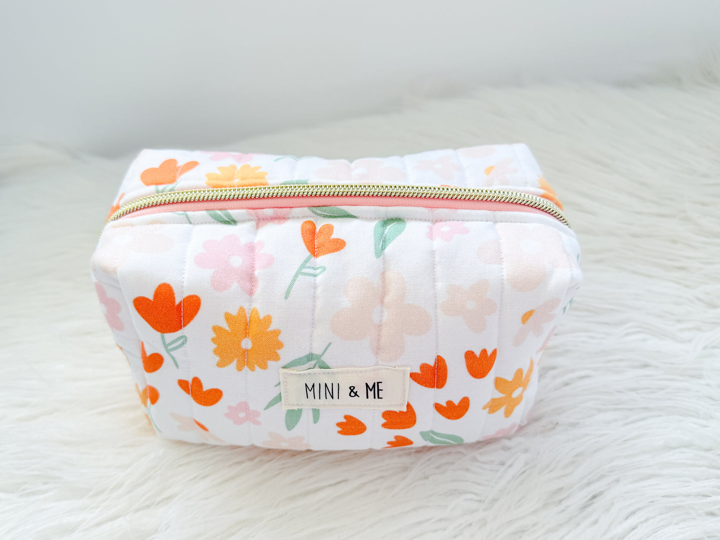 Spring Blooms Quilted Everything Pouch