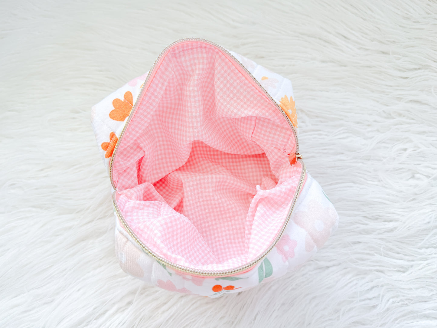 Spring Blooms Quilted Everything Pouch