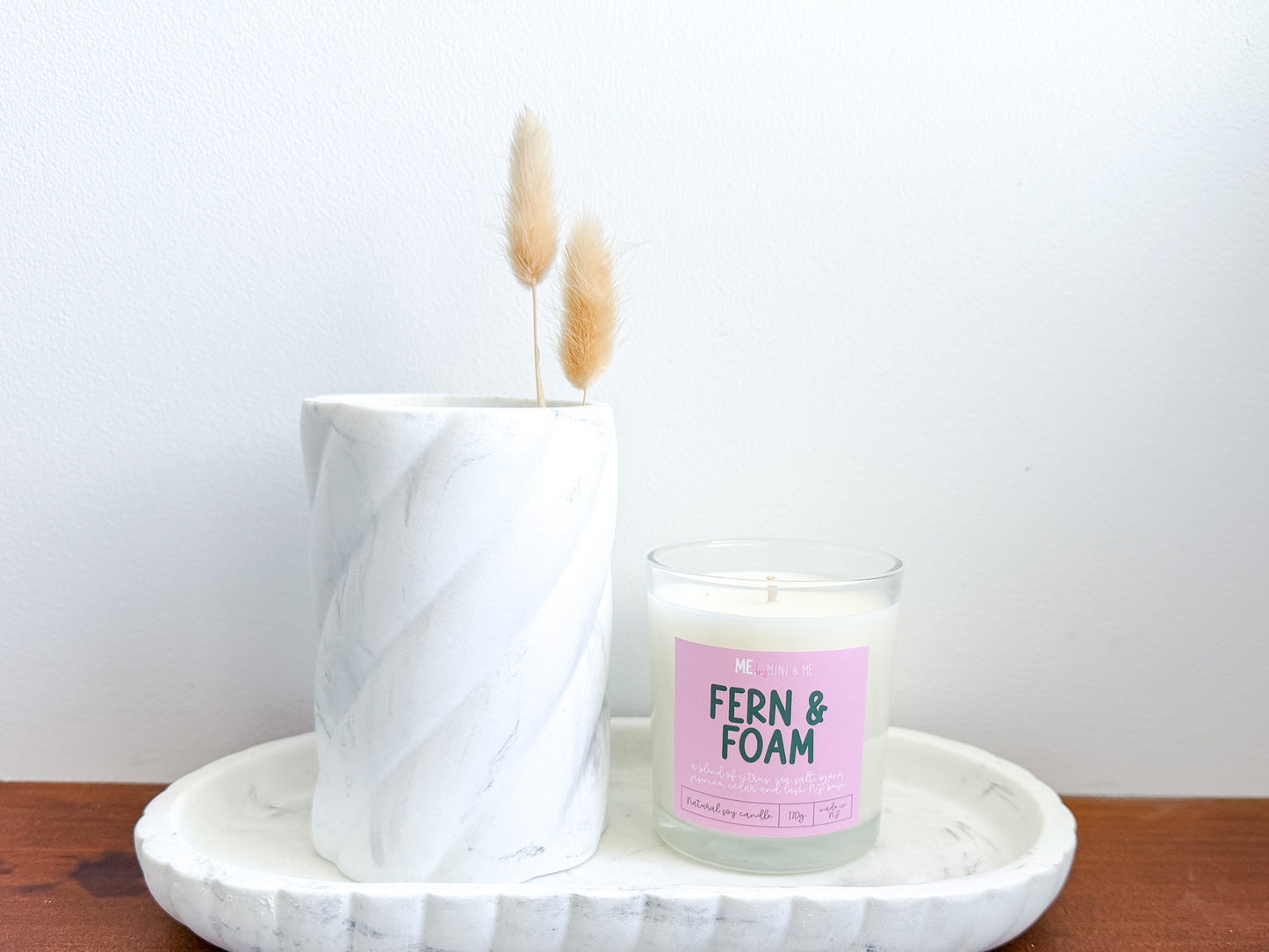 Soy Wax Candle - Fern & Foam