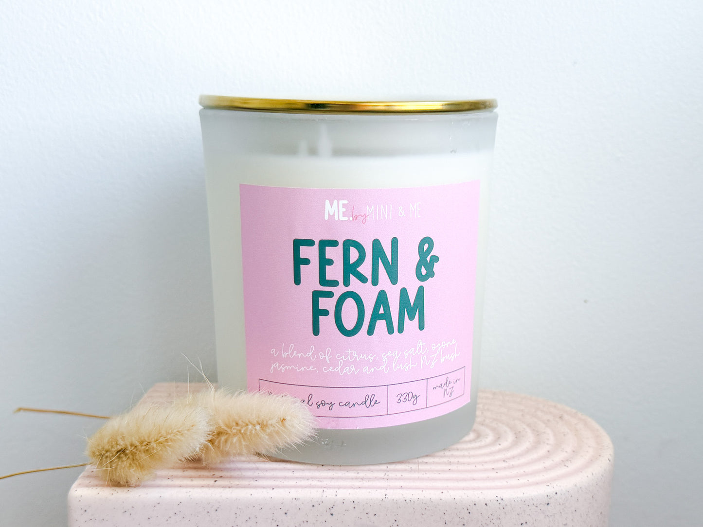 Soy Wax Candle - Fern & Foam