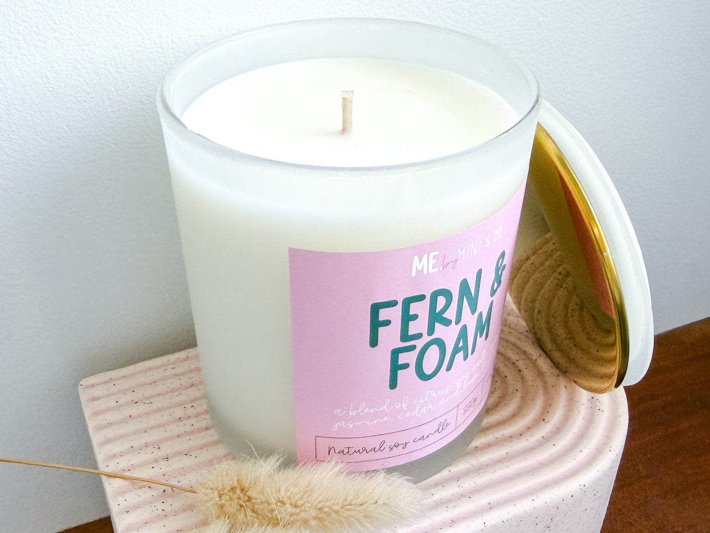 Soy Wax Candle - Fern & Foam