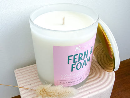 Soy Wax Candle - Fern & Foam