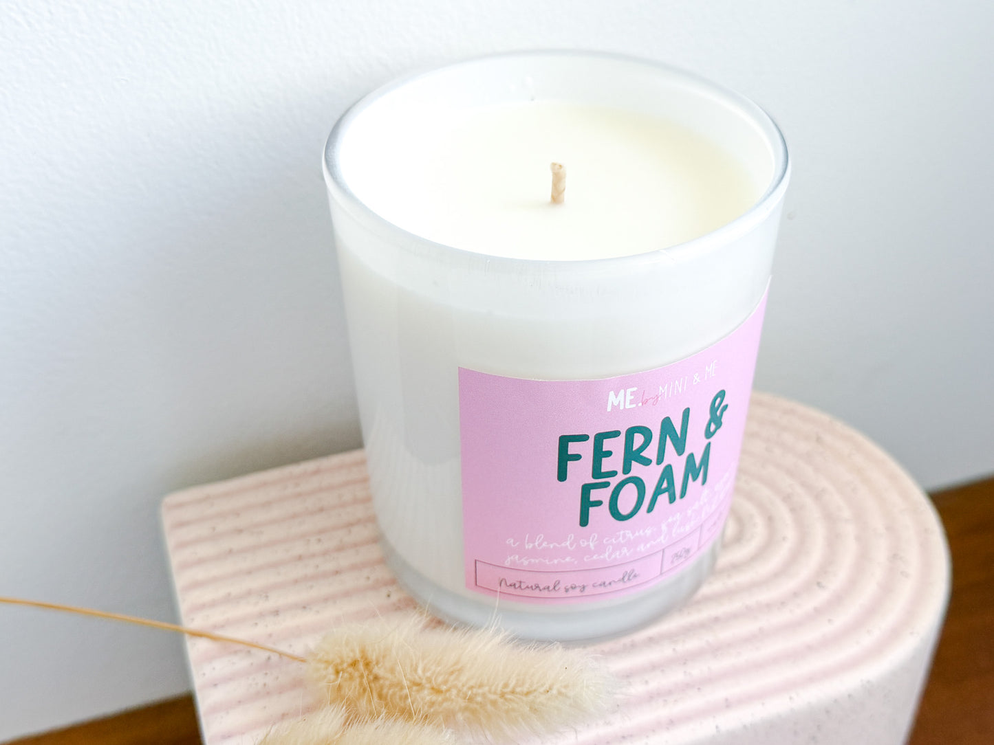 Soy Wax Candle - Fern & Foam