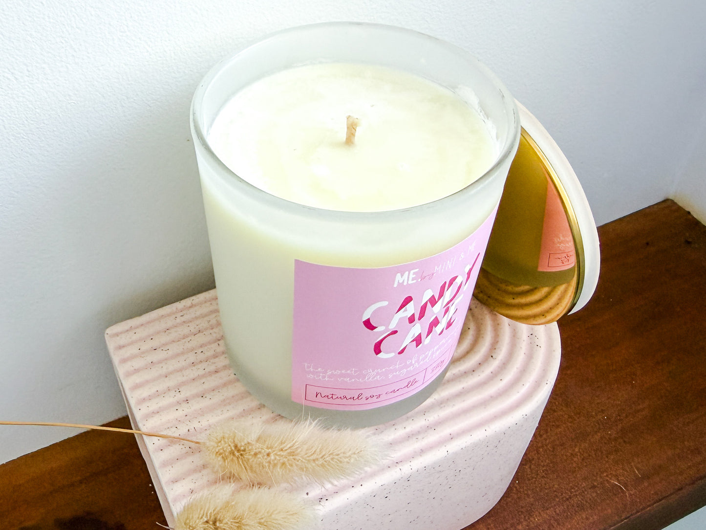 Soy Wax Candle - Candy Cane