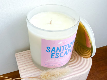 Soy Wax Candle - Santorini Escape
