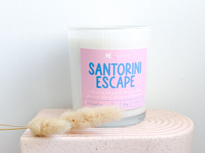 Soy Wax Candle - Santorini Escape