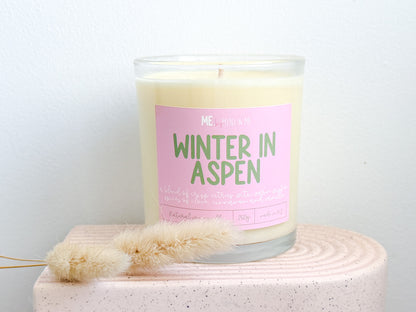 Soy Wax Candle - Winter In Aspen