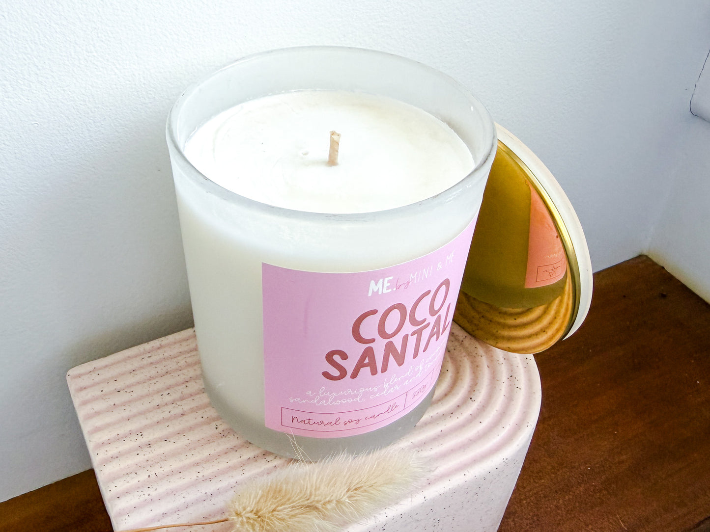 Soy Wax Candle - Coco Santal