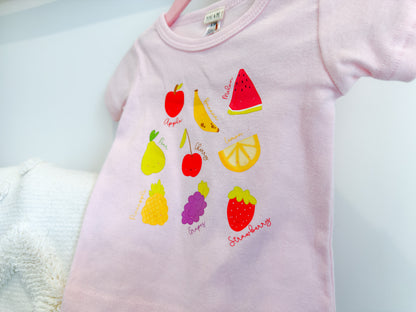 Organic Cotton Baby T-shirt – Fruit Fiesta