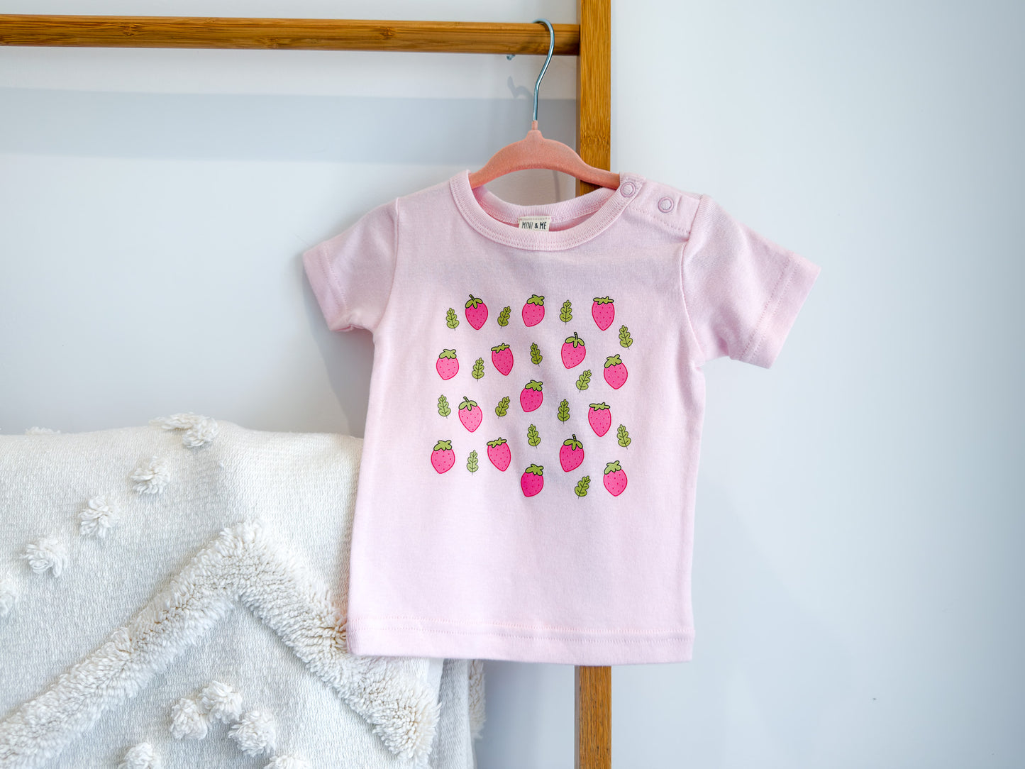 Organic Cotton Baby T-Shirt – Sweet Strawberries