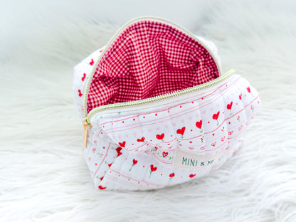 Love Letters Quilted Everything Pouch
