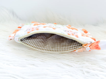 Meow Meadow Ruffle Pouch – Mini & Me Original Print