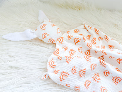 Sunshine Rainbow Snuggle Bunny Comforter