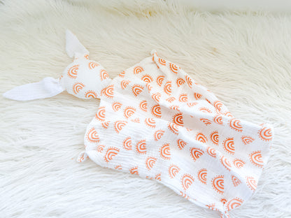 Sunshine Rainbow Snuggle Bunny Comforter