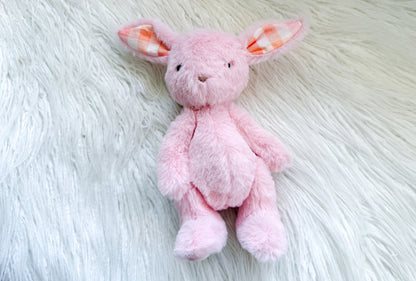 Mini Minky Snuggle Bunny in Pink