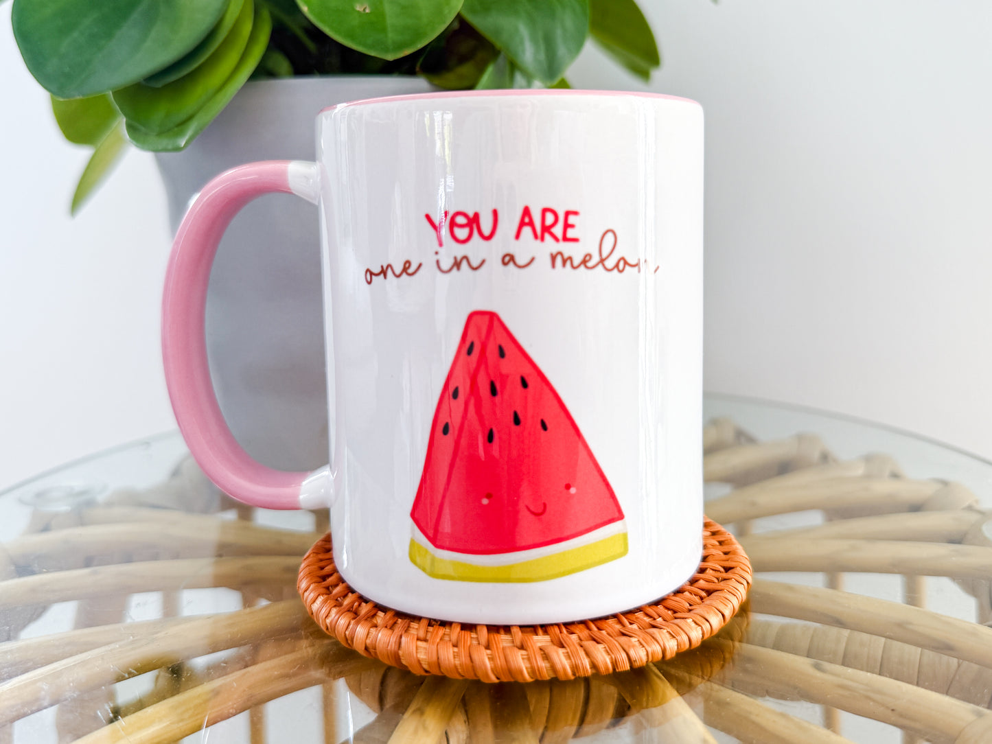 11oz Ceramic Mug - Watermelon - You Are One In A Melon