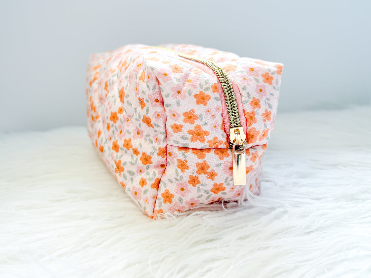 Quilted Everything Pouch - Summer Flowers