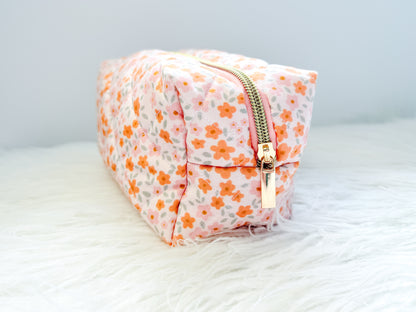 Quilted Everything Pouch - Summer Flowers