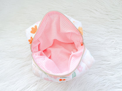 Spring Blooms Quilted Everything Pouch