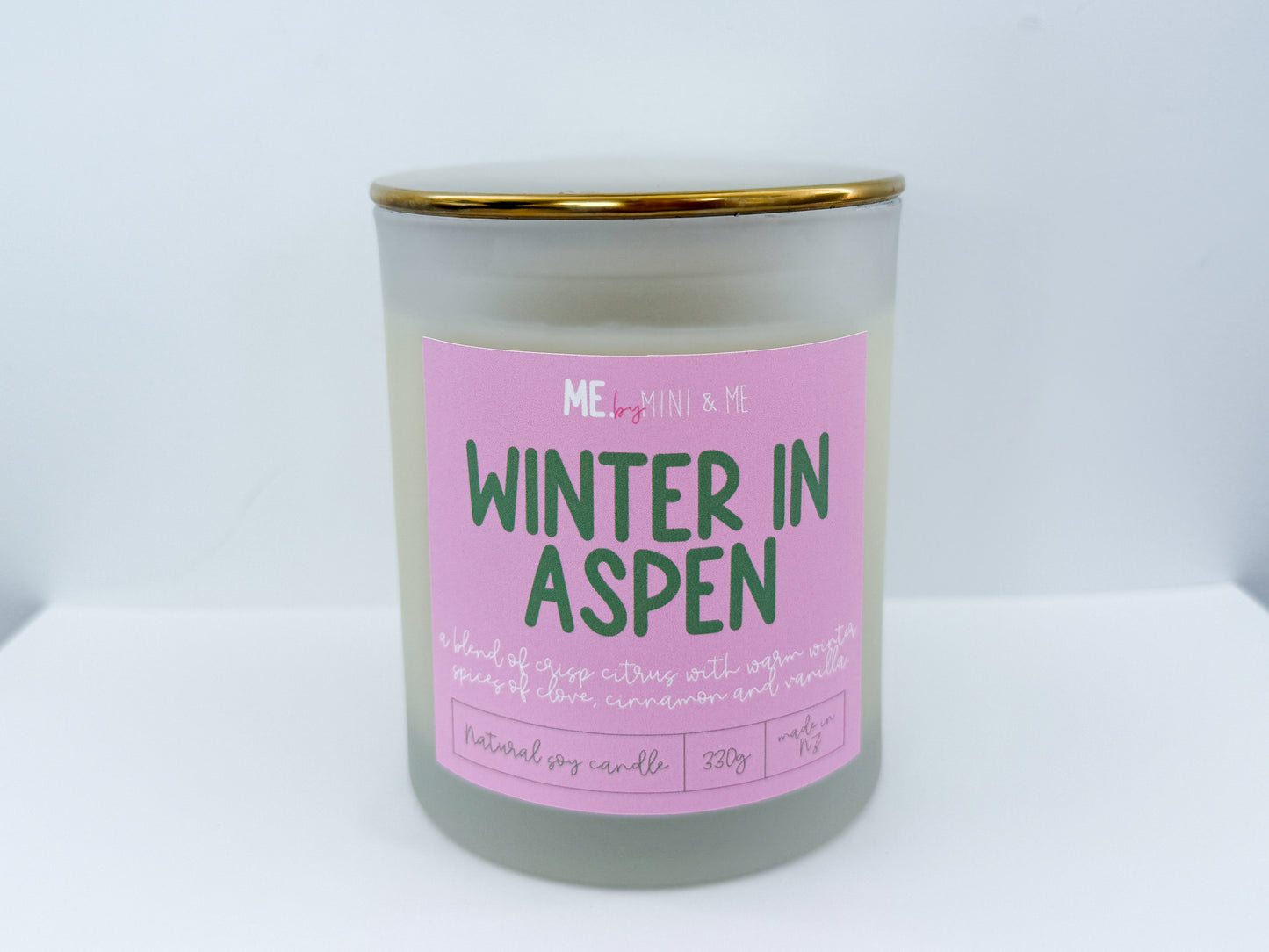 330g Soy Wax Candle - Winter In Aspen