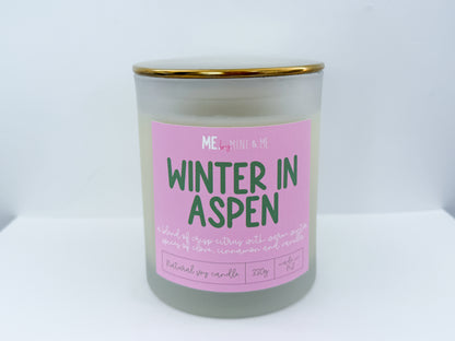 330g Soy Wax Candle - Winter In Aspen