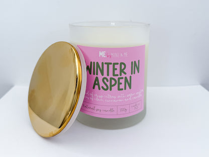330g Soy Wax Candle - Winter In Aspen