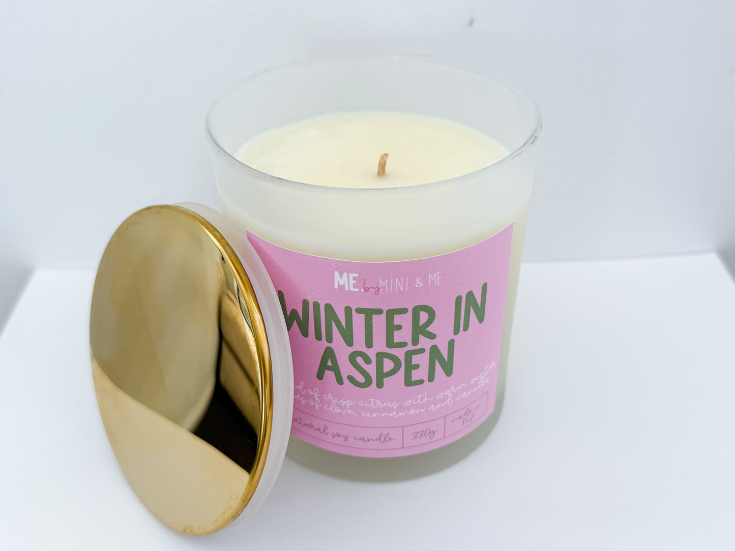 330g Soy Wax Candle - Winter In Aspen