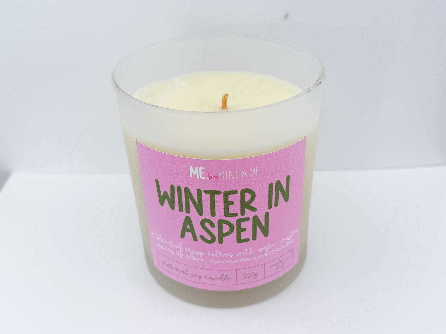 330g Soy Wax Candle - Winter In Aspen