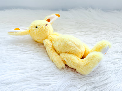 Mini Minky Snuggle Bunny in Duck Yellow