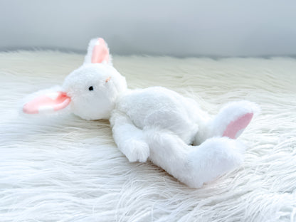 Mini Minky Snuggle Bunny in Snow