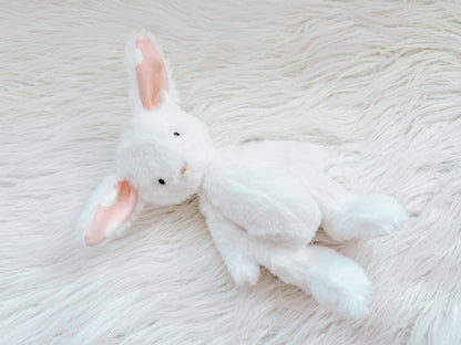 Mini Minky Snuggle Bunny in Snow