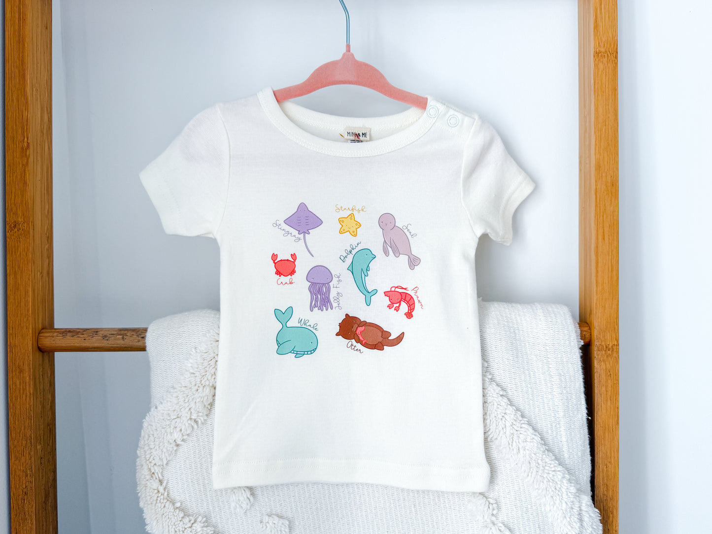 Organic Cotton Baby T-Shirt - Marine Life