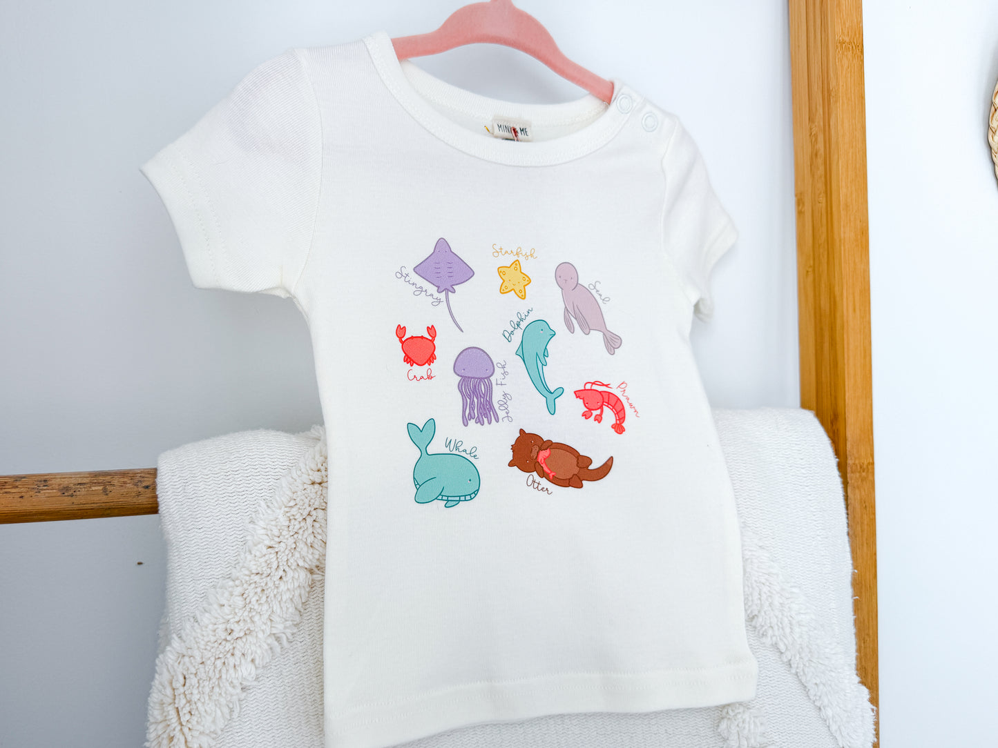 Organic Cotton Baby T-Shirt - Marine Life