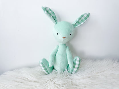 Minky Bunny in Green