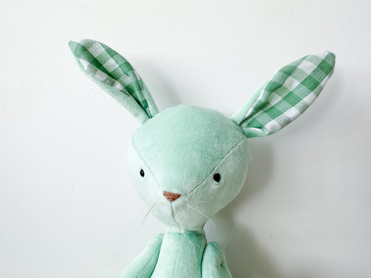 Minky Bunny in Green