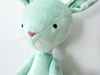 Minky Bunny in Green