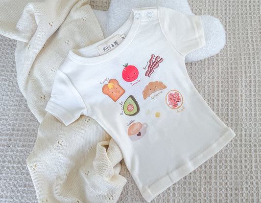 Organic Cotton Baby T-shirt – Breakfast Club