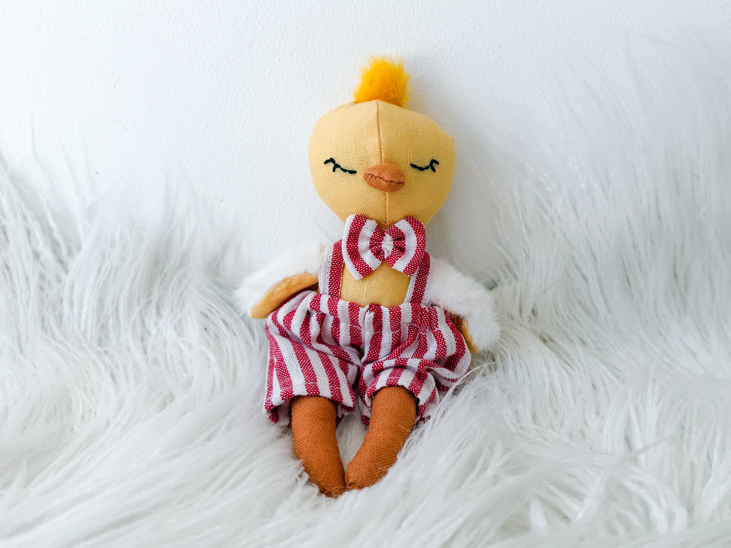 Archie the Candy Stripe Linen Chicken