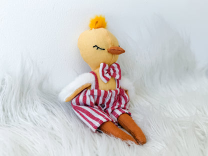 Archie the Candy Stripe Linen Chicken