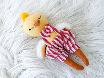 Archie the Candy Stripe Linen Chicken