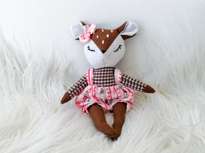 Lily the Floral Linen Fawn