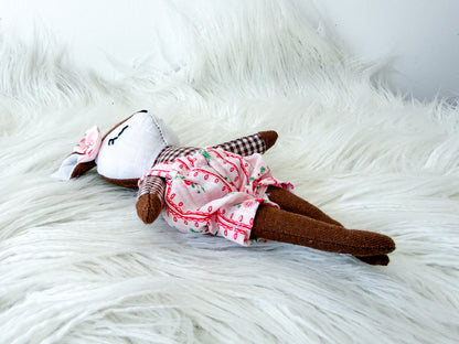 Lily the Floral Linen Fawn